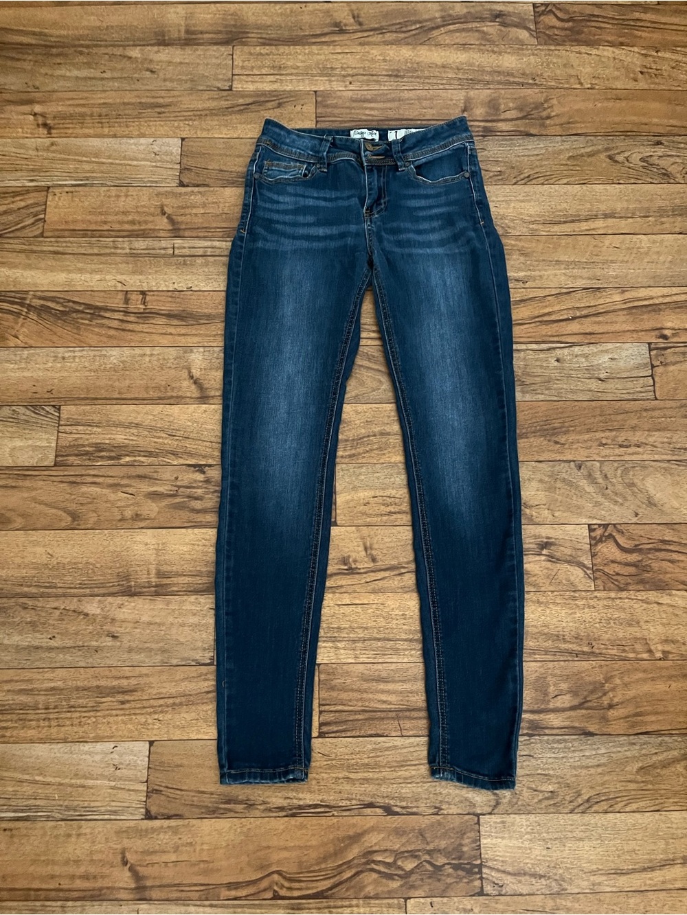 Indigo Rein Skinny Jeans Size 1 Dark Wash Stretch Denim